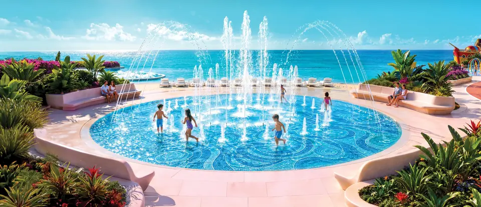 Central Fountain at Shahrukhz Residences