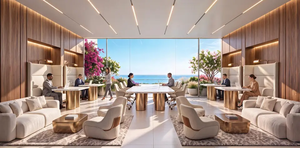 Co-working space at Shahrukhz Residences