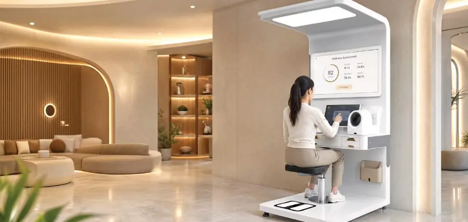 Smart wellness assessment station
