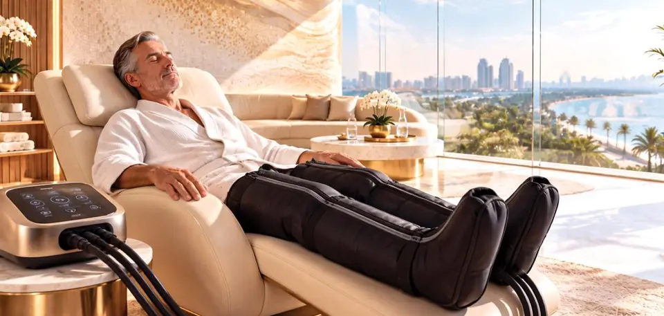Compression therapy boots